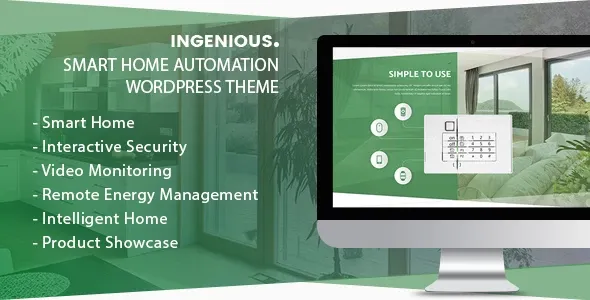 Ingenious - 智能家居自动化 WordPress 主题 1.2.7 开心版