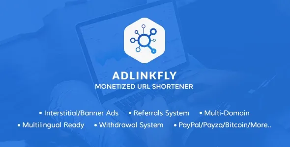 AdLinkFly 6.6.4  开心版– 货币化 URL 缩短，短链工具源码