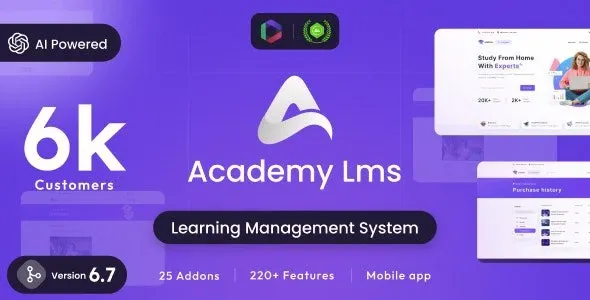 Academy Lms 6.7 开心版– 在线学习、在线教育管理系统