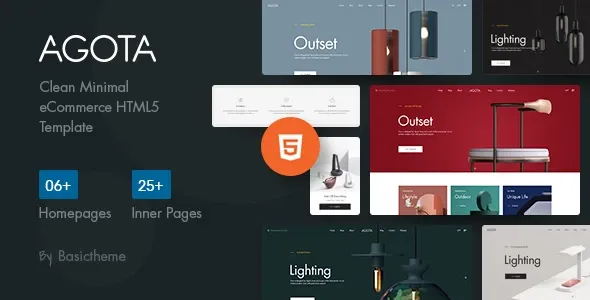 Agota - 1.0 干净的电子商务 HTML5 模板