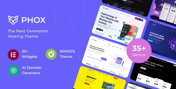 Phox 2.5.1 – 专为托管公司设计的 WordPress 与 WHMCS 主题