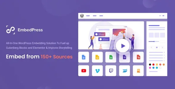 EmbedPress Pro 3.8.3 – WordPress 嵌入插件