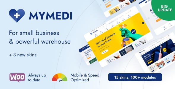 MyMedi - 1.7.6 响应式 WooCommerce WordPress 主题