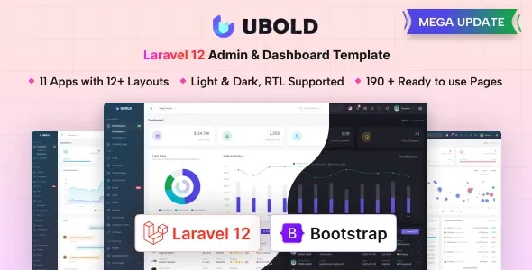 UBold - 7.1.0   20合一后台管理和仪表板模板