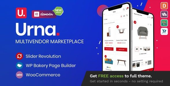Urna 2.5.13 – 一体化 WooCommerce WordPress 主题