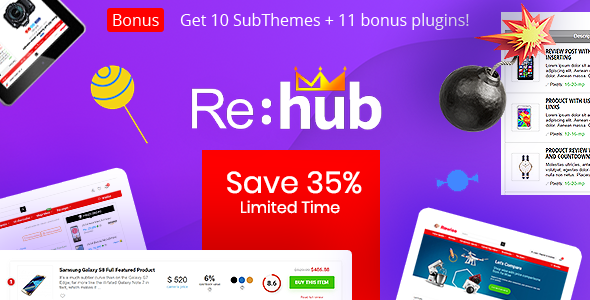 Rehub 19.9.9.2 – 多商户跨境电商 WordPress主题