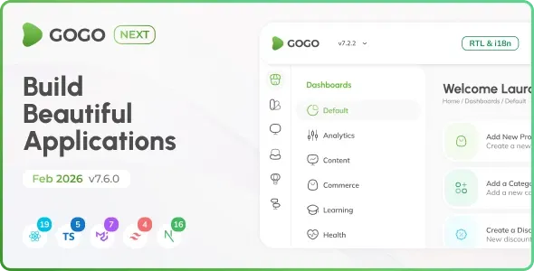 Gogo - Nextjs React  MUI Tailwind 后台管理模板 6.3.0