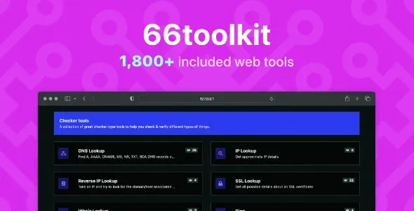 66toolkit 42.0 – 终极网页工具系统（SaaS）