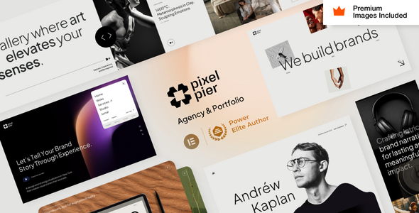 Pixelpiernyc 24 – 作品集创意机构自由职业者WordPress主题