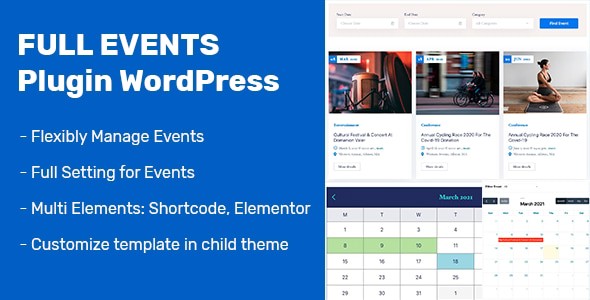 FullEvents 1.3.3 - WordPress 事件插件