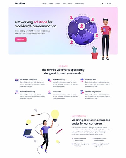 Sandbox 3.4.1 – 现代与多用途 Bootstrap 5 仪表盘模板 Sandbox 3.4.1 – 现代与多用途 Bootstrap 5 仪表盘模板