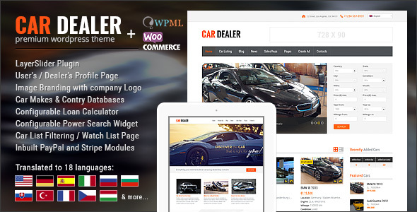 Car Dealership 1.6.8 – 汽车经销商 WordPress 主题 Car Dealership 1.6.8 – 汽车经销商 WordPress 主题