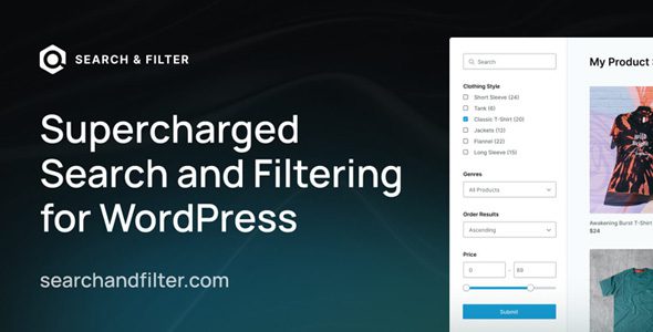 Search & Filter Pro 3.2.3 – WordPress 的搜索与筛选插件