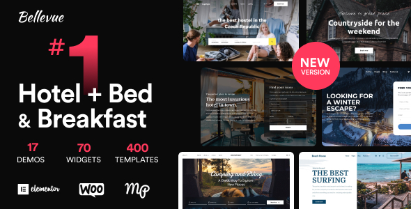 bellevuex 4.2.12 – 酒店 + 民宿预订日历 WordPress 主题