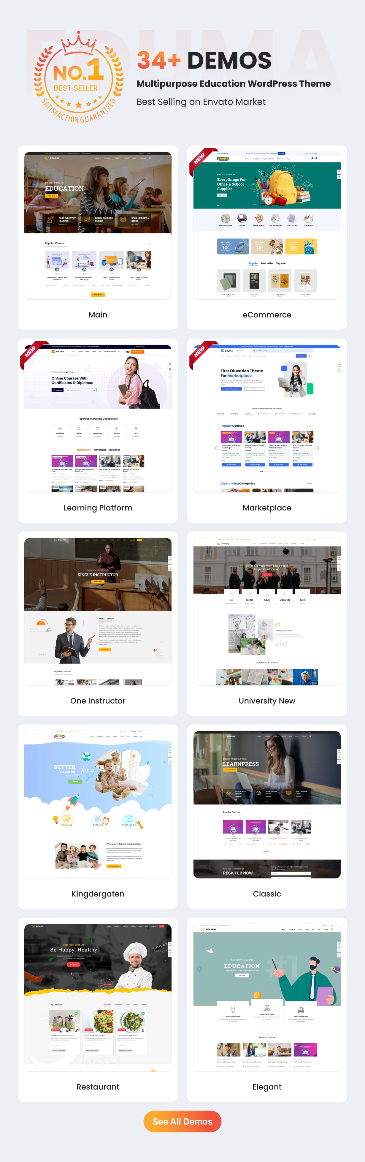 Eduma 5.8.7 – 教育 WordPress 主题