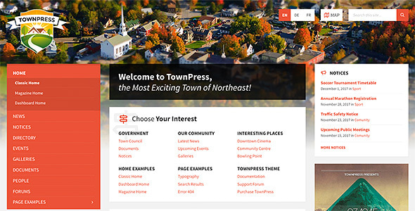 TownPress 3.8.13 – 市政与镇政府 WordPress 主题 TownPress 3.8.13 – 市政与镇政府 WordPress 主题