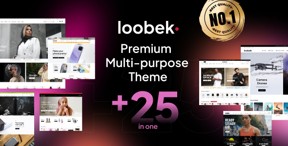 Loobek 1.5.5 – Elementor 多用途 WooCommerce 主题 Loobek 1.5.5 – Elementor 多用途 WooCommerce 主题