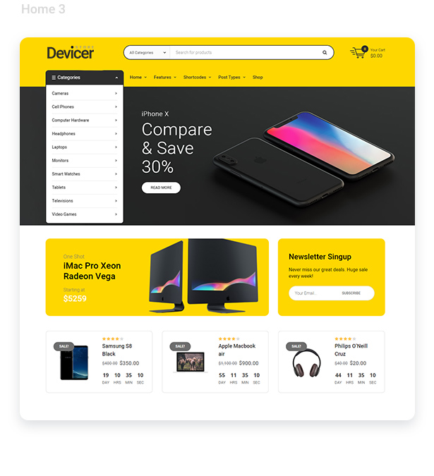 Devicer 1.3.2 – 在线数字商店 WordPress 主题 Devicer 1.3.2 – 在线数字商店 WordPress 主题
