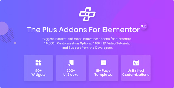 Plus 6.4.8——Elementor 页面构建器 WordPress 插件