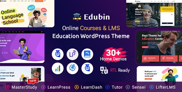 Edubin 9.5.8 – 教育 WordPress 主题 Edubin 9.5.8 – 教育 WordPress 主题