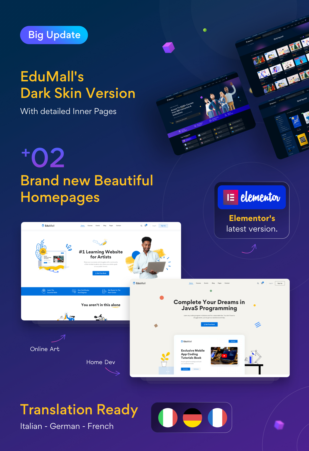 EduMall 4.5.0 – 专业学习管理管理中心 WordPress 主题 EduMall 4.5.0 – 专业学习管理管理中心 WordPress 主题