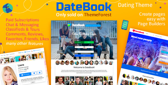 DateBook 5.0.2 – 多语言功能丰富的约会 WordPress 主题