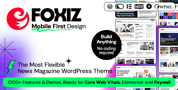 Foxiz 2.7.3 – 报纸新闻与杂志 WordPress 主题 Foxiz 2.7.3 – 报纸新闻与杂志 WordPress 主题