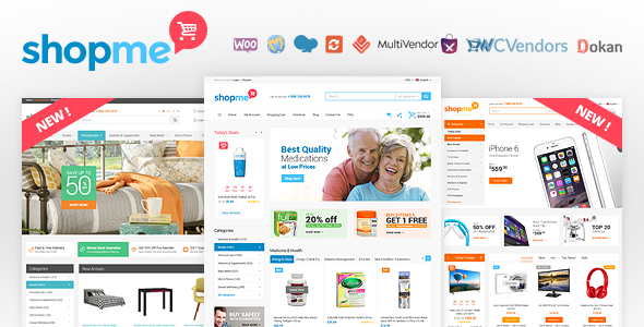 ShopMe 1.6.6 – 多供应商 Woocommerce 主题 ShopMe 1.6.6 – 多供应商 Woocommerce 主题