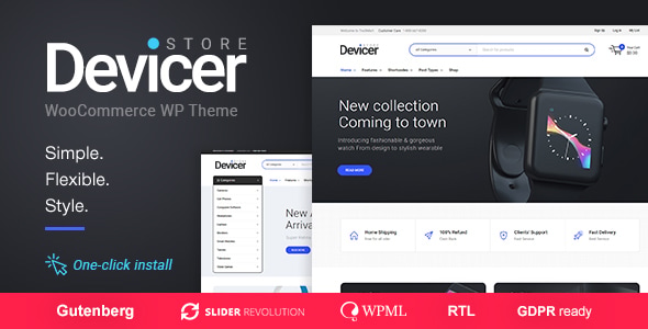 Devicer 1.3.2 – 在线数字商店 WordPress 主题 Devicer 1.3.2 – 在线数字商店 WordPress 主题