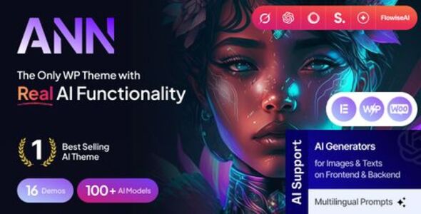 AI ANN 1.37.0 – AI 生成器与 AI 代理 WordPress 主题 AI ANN 1.37.0 – AI 生成器与 AI 代理 WordPress 主题