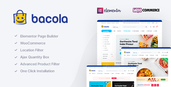 Bacola 1.6.0 – 杂货店与食品电商主题 Bacola 1.6.0 – 杂货店与食品电商主题