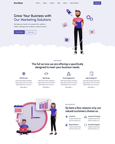 Sandbox 3.4.1 – 现代与多用途 Bootstrap 5 仪表盘模板 Sandbox 3.4.1 – 现代与多用途 Bootstrap 5 仪表盘模板