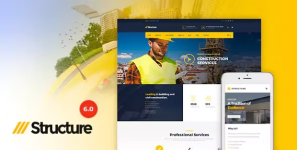 Structure 7.4.4 建筑工业工厂 WordPress 主题 Structure 7.4.4 建筑工业工厂 WordPress 主题