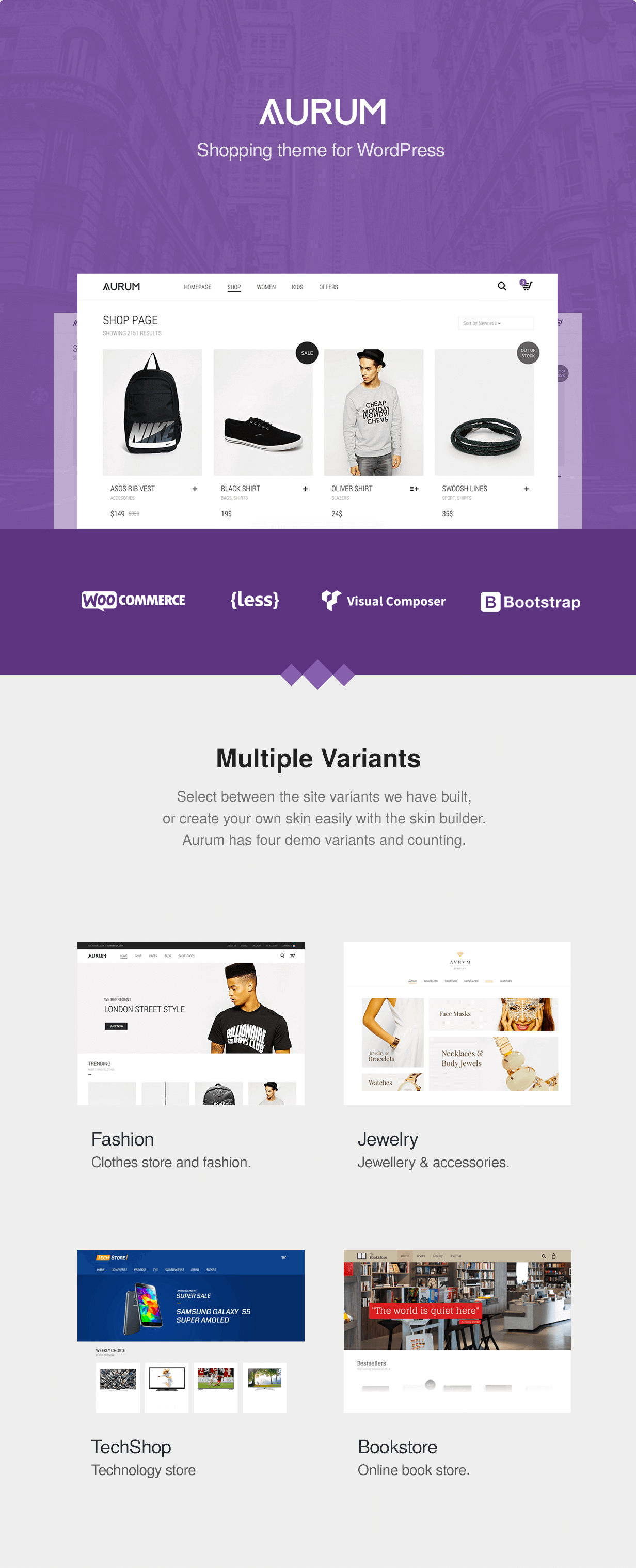 Aurum 4.0.12 – WordPress 和 WooCommerce 购物主题 Aurum 4.0.12 – WordPress 和 WooCommerce 购物主题