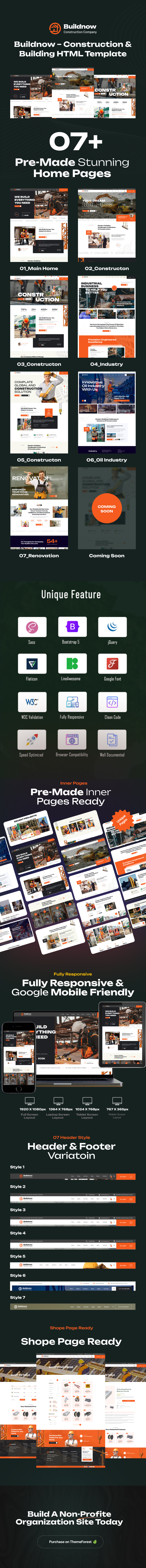 Buildnow 1.0.2 – 建筑行业与建筑公司 WordPress 主题