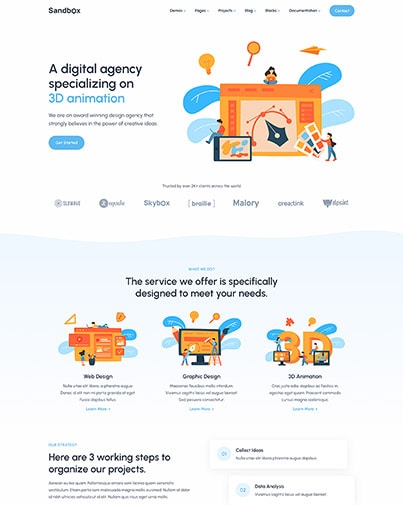 Sandbox 3.4.1 – 现代与多用途 Bootstrap 5 仪表盘模板 Sandbox 3.4.1 – 现代与多用途 Bootstrap 5 仪表盘模板