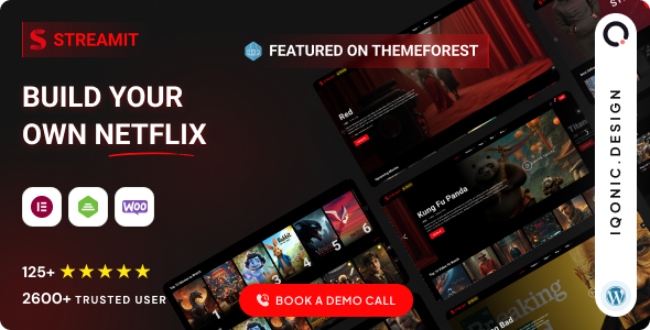 Streamit WP 4.3.3 – OTT 和视频电影流媒体 WordPress 主题 Streamit WP 4.3.3 – OTT 和视频电影流媒体 WordPress 主题