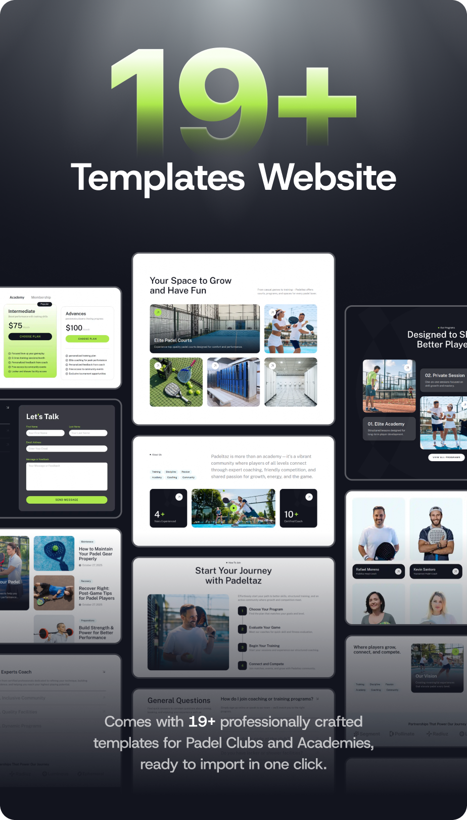 Padeltaz 1.0.0  Padel 俱乐部与体育学院 WordPress 主题